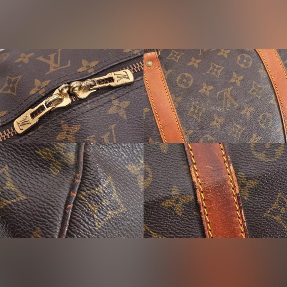 Authentic Louis Vuitton Monogram Keepall Bandouliere 60 Boston Bag - Picture 12 of 14